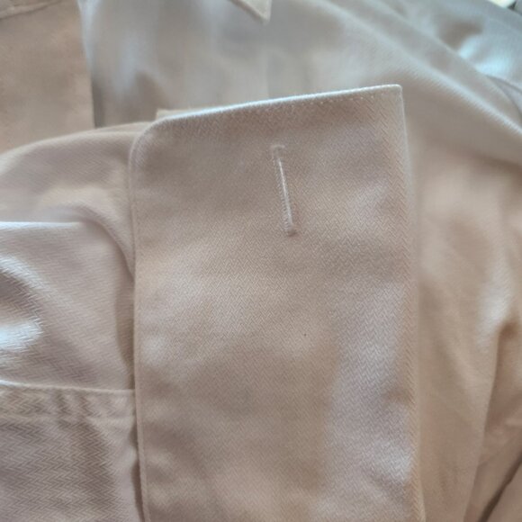 White Button Down Tuxedo Shirt - Picture 3 of 4